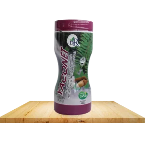 Este es un alimento nutricional con yacón, moringa, canela y stevia.